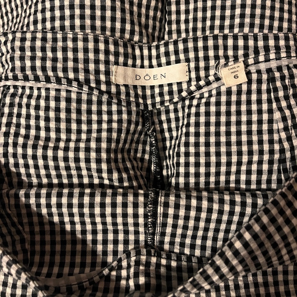 Doen Roseau Gingham Pant - Picture 2 of 5